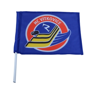Vlaječka fandící HC Vítkovice