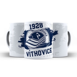 Hrnek modrý scratch logo HC Vítkovice